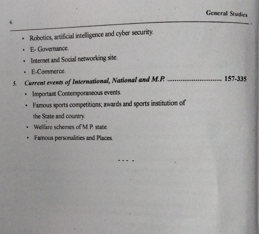 MP General Studies for Civil Services Preliminary Examination Abhilasha Sharma