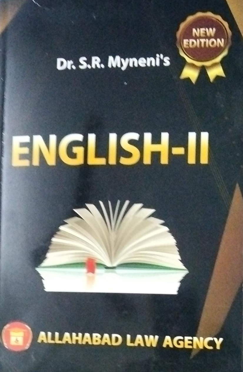 ENGLISH-II Dr. S.R. Myneni's New Edition Allahabad Law Agency