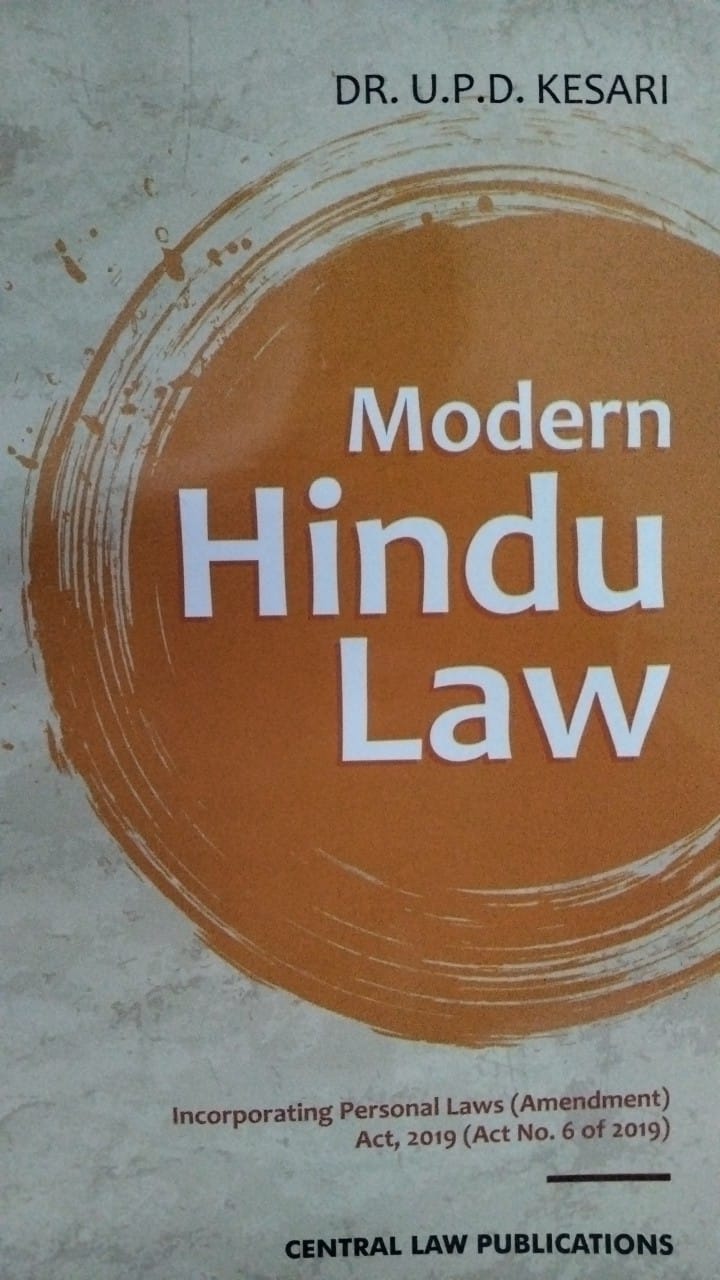 MODERN HINDU LAW DR U.P.D. KESARI