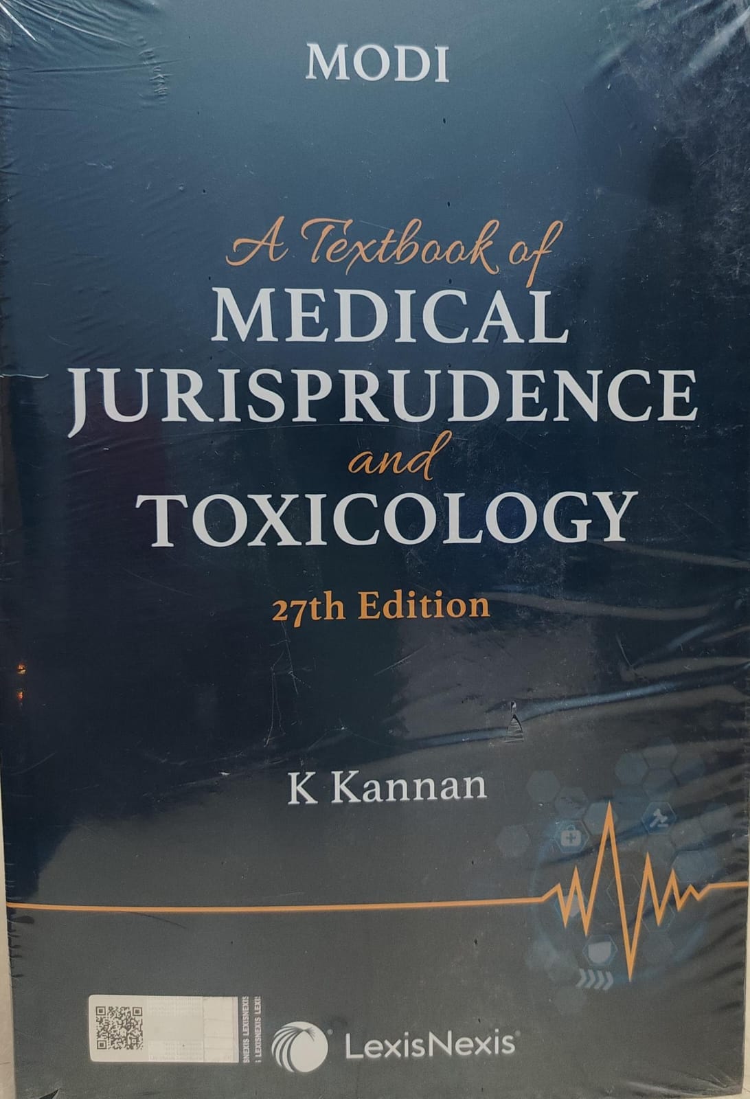 MODI A TEXT BOOK OF MEDICAL JURISPRUDENCE TOXICOLOGY K KANNAN LEXIS NEXIS 27 TH EDITION PAPER BOOK EDITION