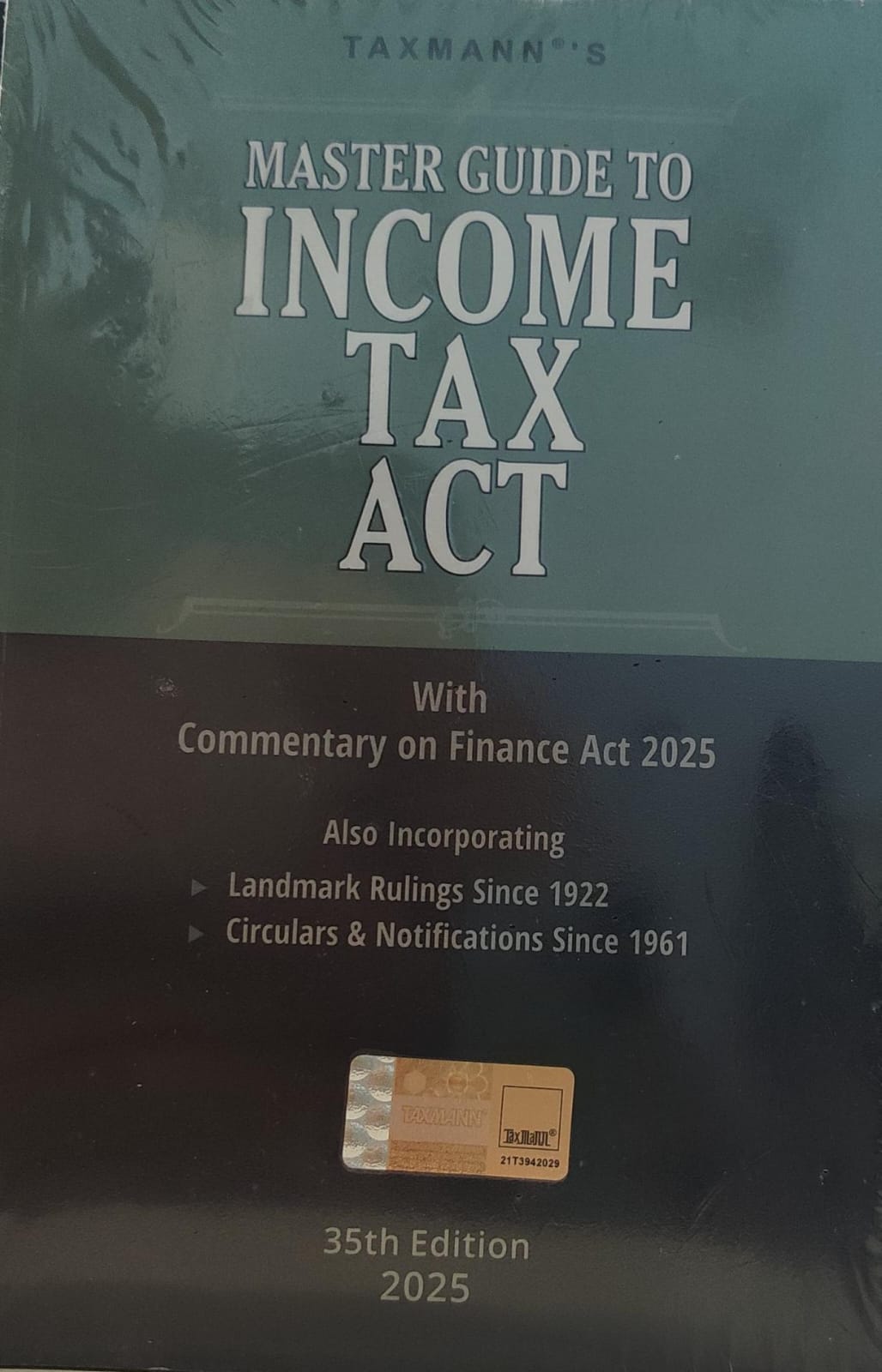 TAXMANN'S MASTER GUIDE TO INCOME TAX ACT 35 TH EDITION