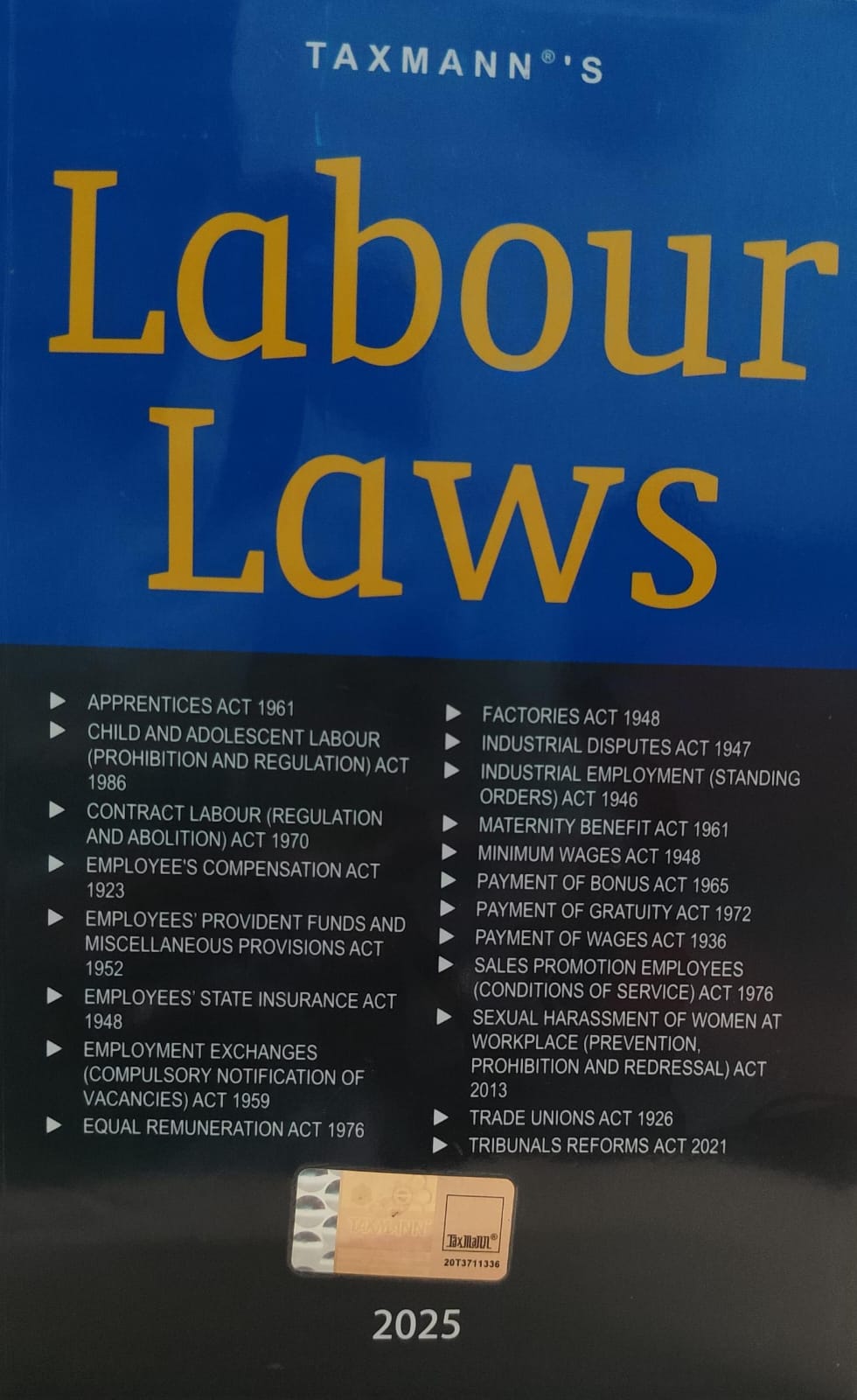 TAXMANN'S LABOUR LAWS 2025