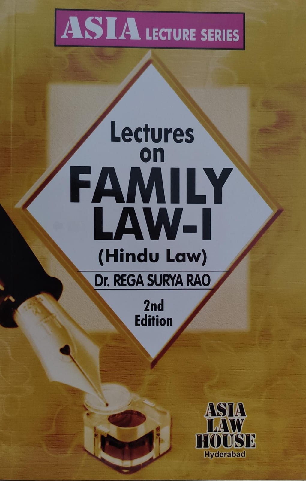 FAMILY LAW - 1 HINDU LAW DR REGA SURYA RAO ASIA LAW HOUSE